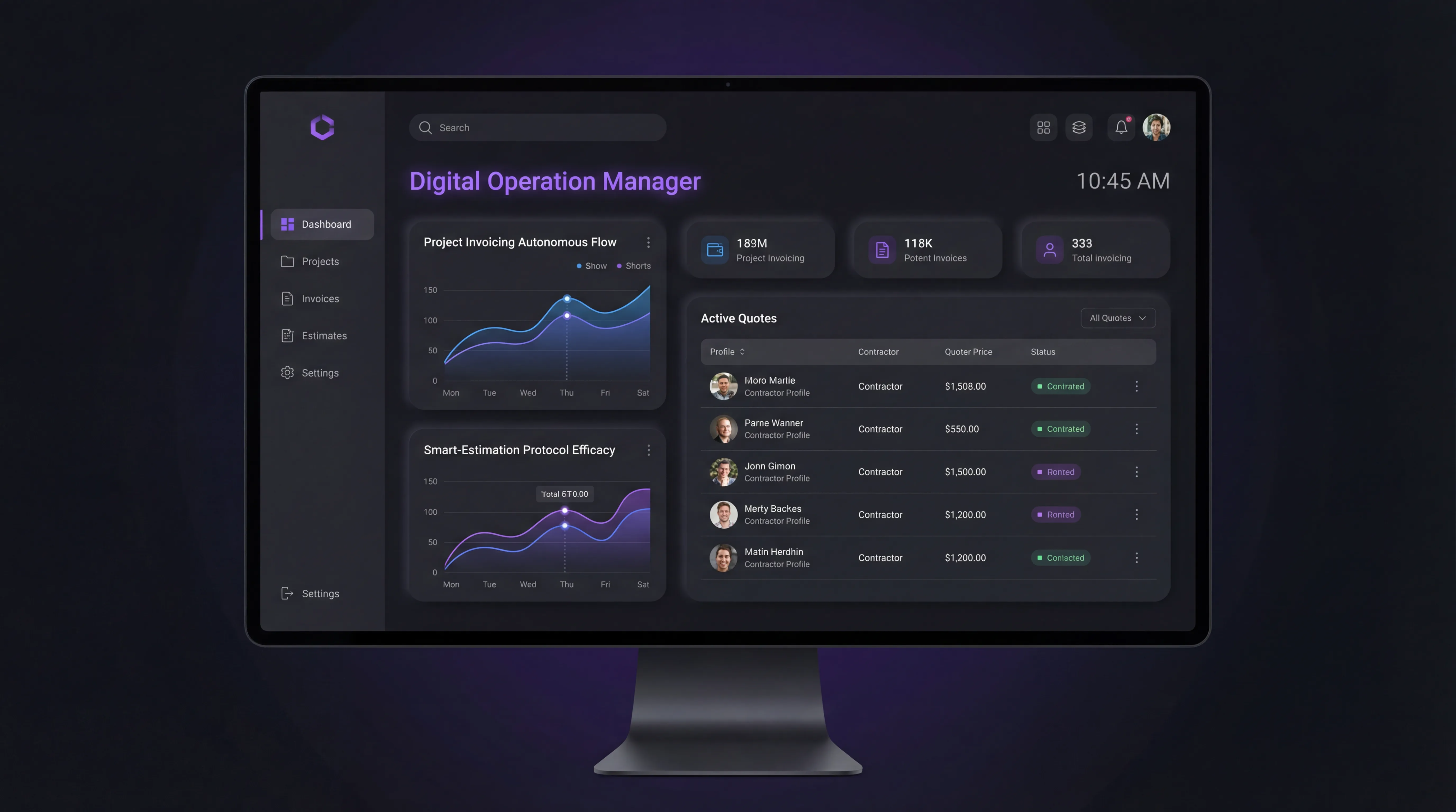 Contractor Quote App